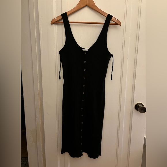 American Eagle body con dress with button decals - Picture 1 of 3